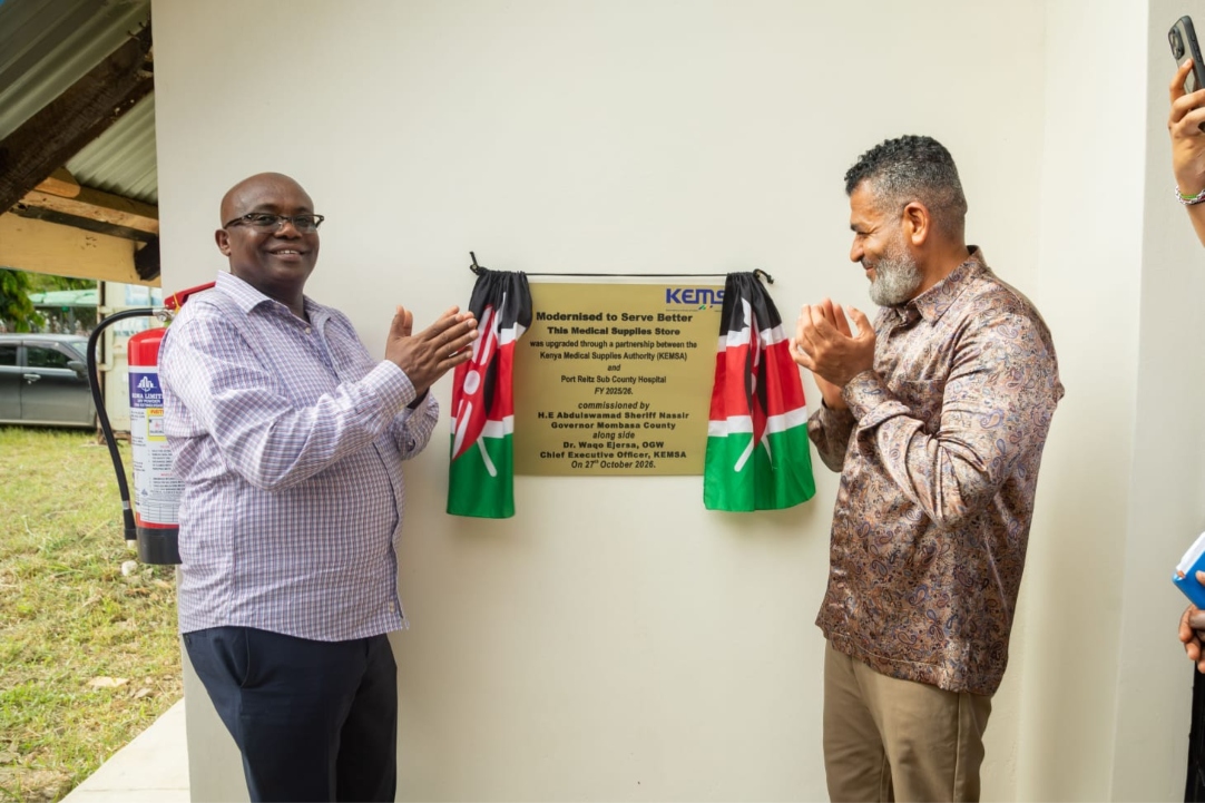 KEMSA Upgrades Port Reitz Hospital Medicine Store to Boost Drug Safety for 300,000 Residents